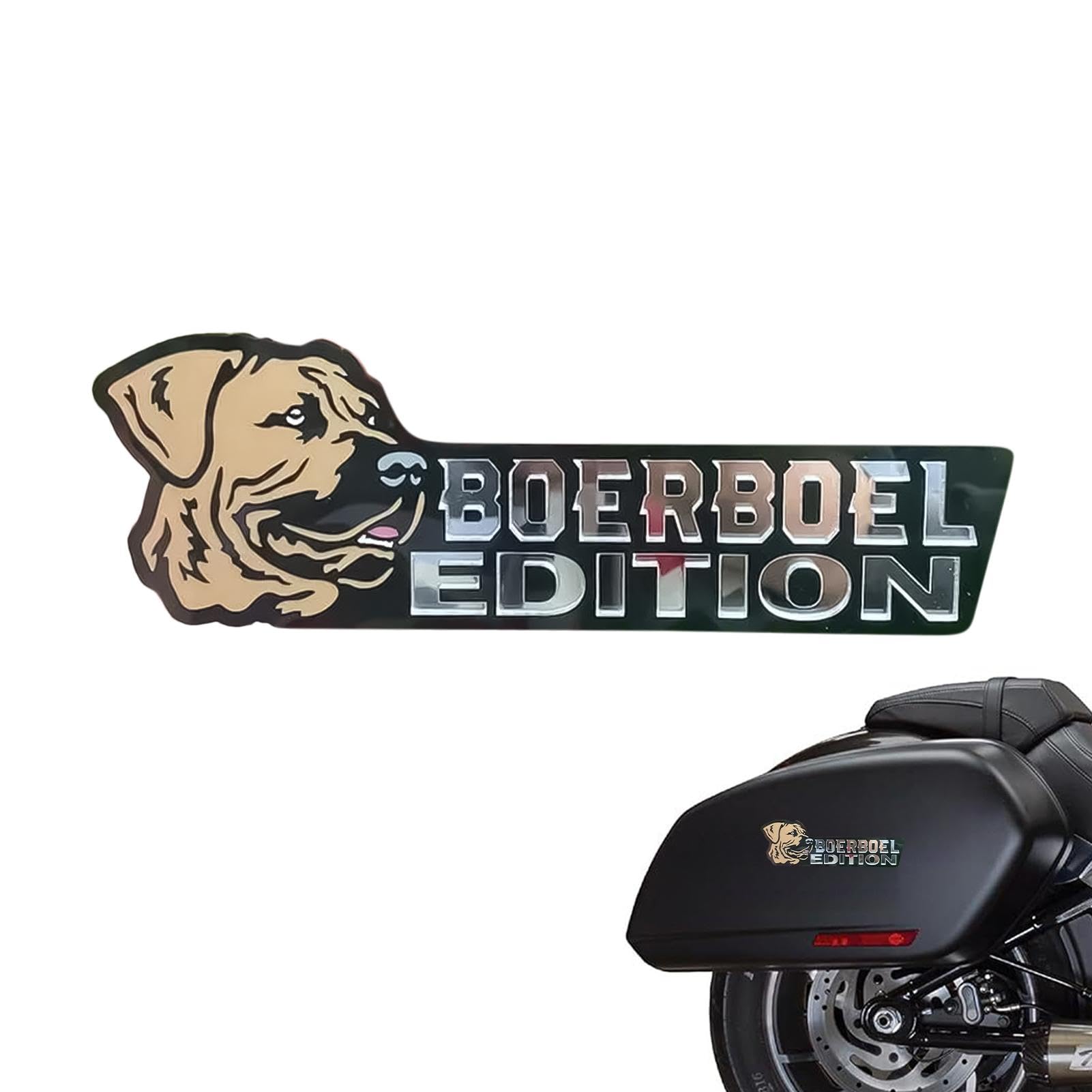 Maciun Hunde-Auto-Aufkleber, 3D-Hundeabzeichen, stilvolle Auto-Embleme und Abzeichen, Acryl, lustiges Auto-Abzeichen, Aufkleber für Auto, Hundeliebhaber, Motorrad, Außendekoration, Boot von Maciun