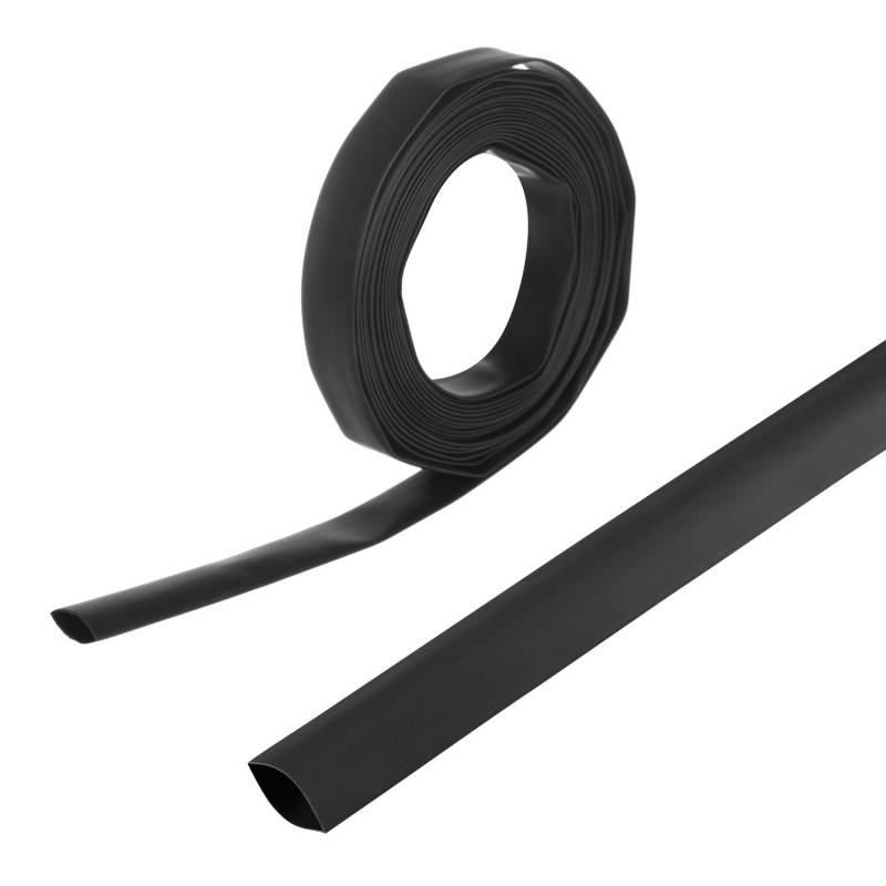 Maclean MCTV-531 Schrumpfschlauch Kabelschutz Kabel Schutz Schlauch Heat Shrink Tube 5m Schwarz (2:1 4mm, 10) von Maclean