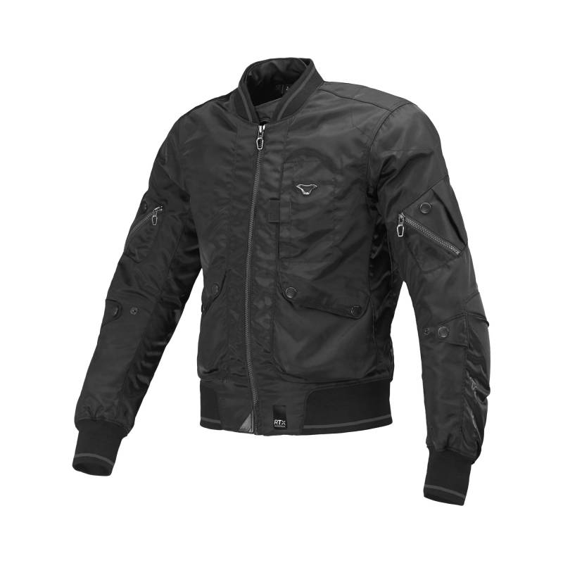 MACNA Motorradjacke Bastic Blouson, ALL BLACK, M von Macna