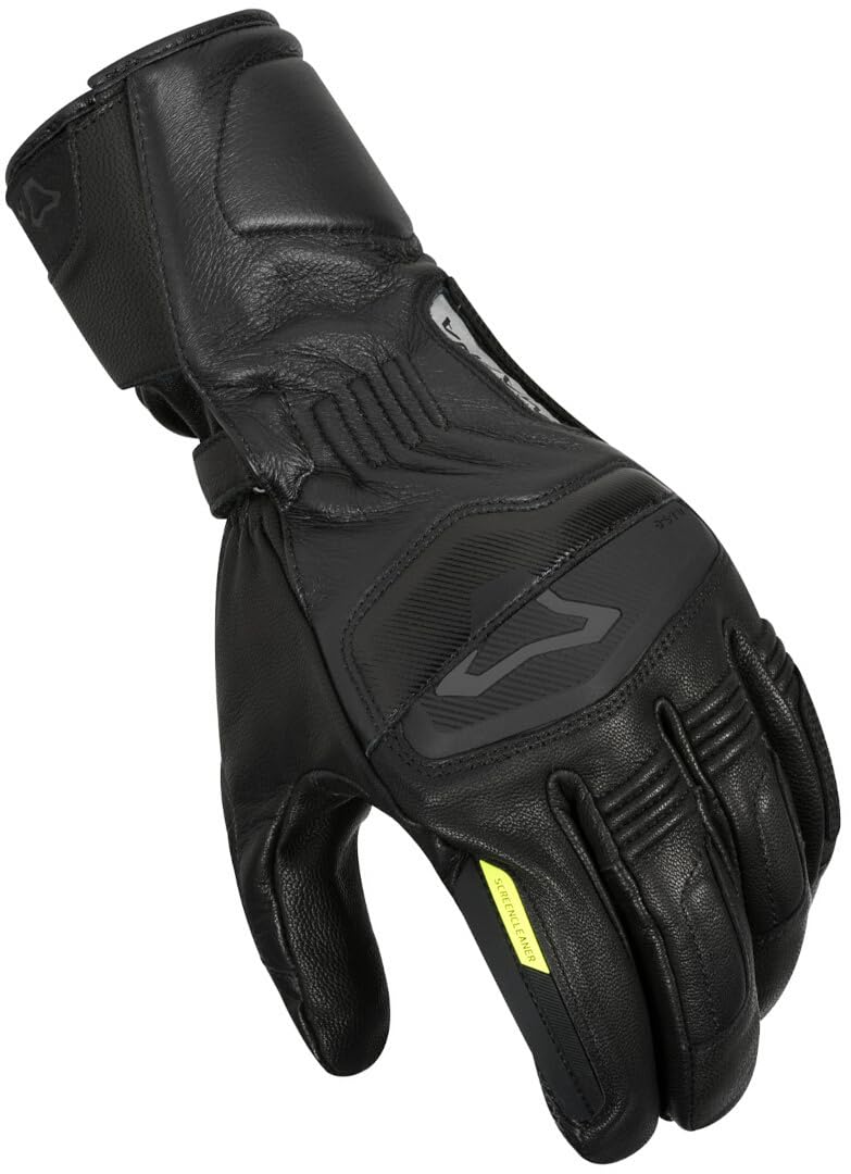 MACNA Rapier 2.0 RTX wasserdichte Motorradhandschuhe (Schwarz, S) von Macna