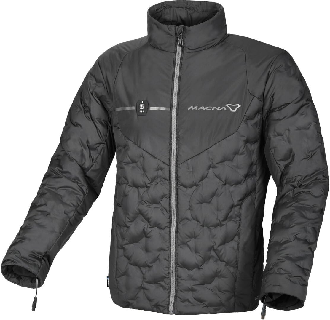 Macna Ascent beheizbare Daunenjacke (Black,XXL) von Macna