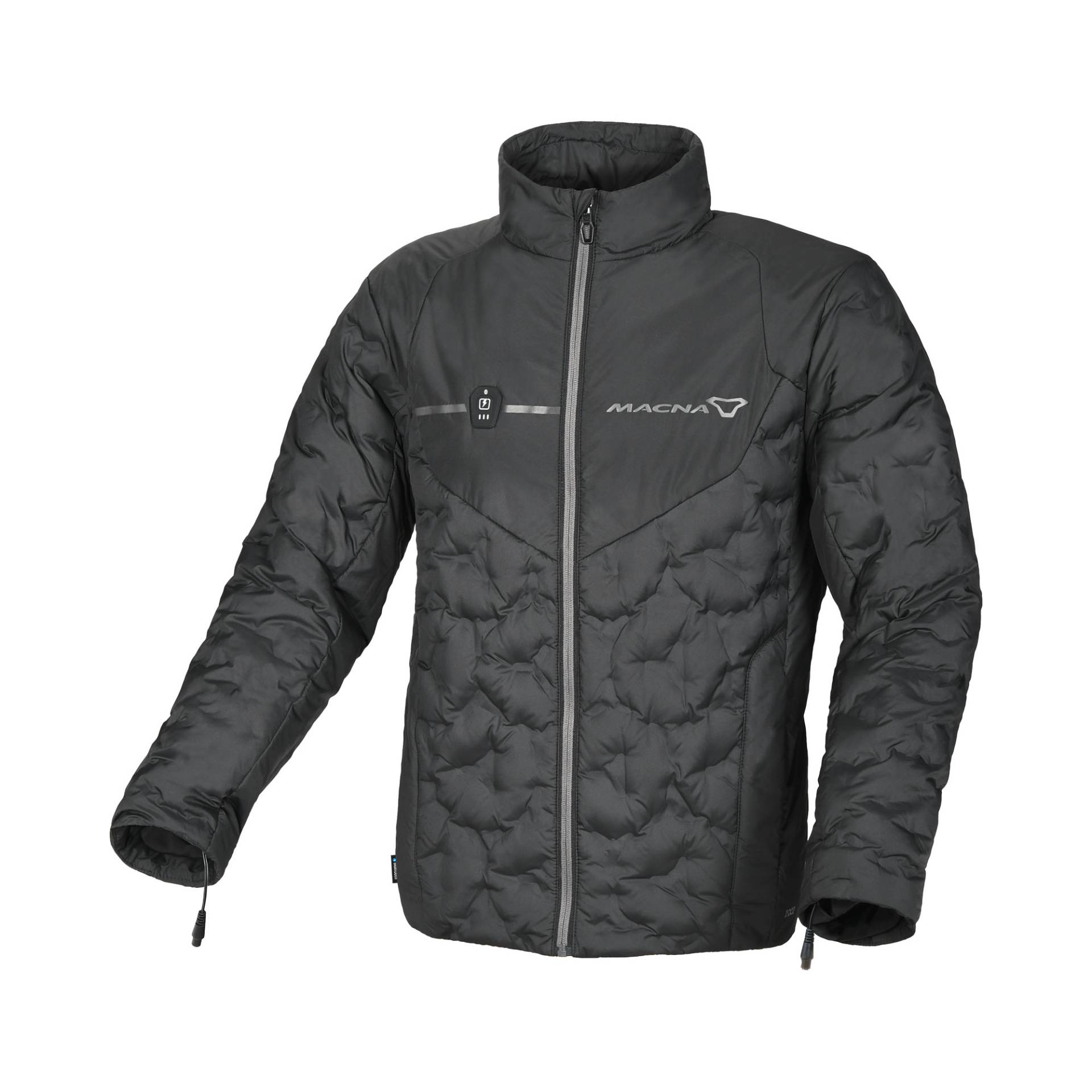 Macna Ascent elektrisch beheizte Jacke schwarz XL Herren von Macna