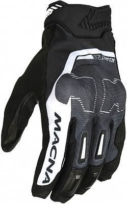 Macna Assault 2.0, Handschuhe - Schwarz/Grau/Weiß - XXL von Macna