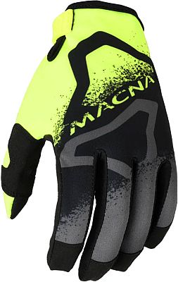 Macna Backyard 1, Handschuhe - Schwarz/Grau/Neon-Gelb - L von Macna