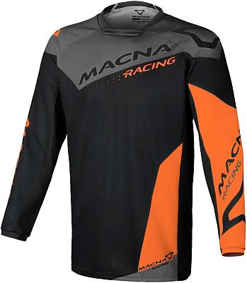 Macna Backyard 1, Trikot - Schwarz/Grau/Orange - L von Macna