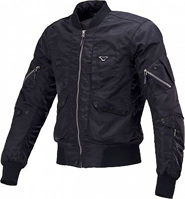 Macna Bastic, Textiljacke wasserdicht - Schwarz - L von Macna