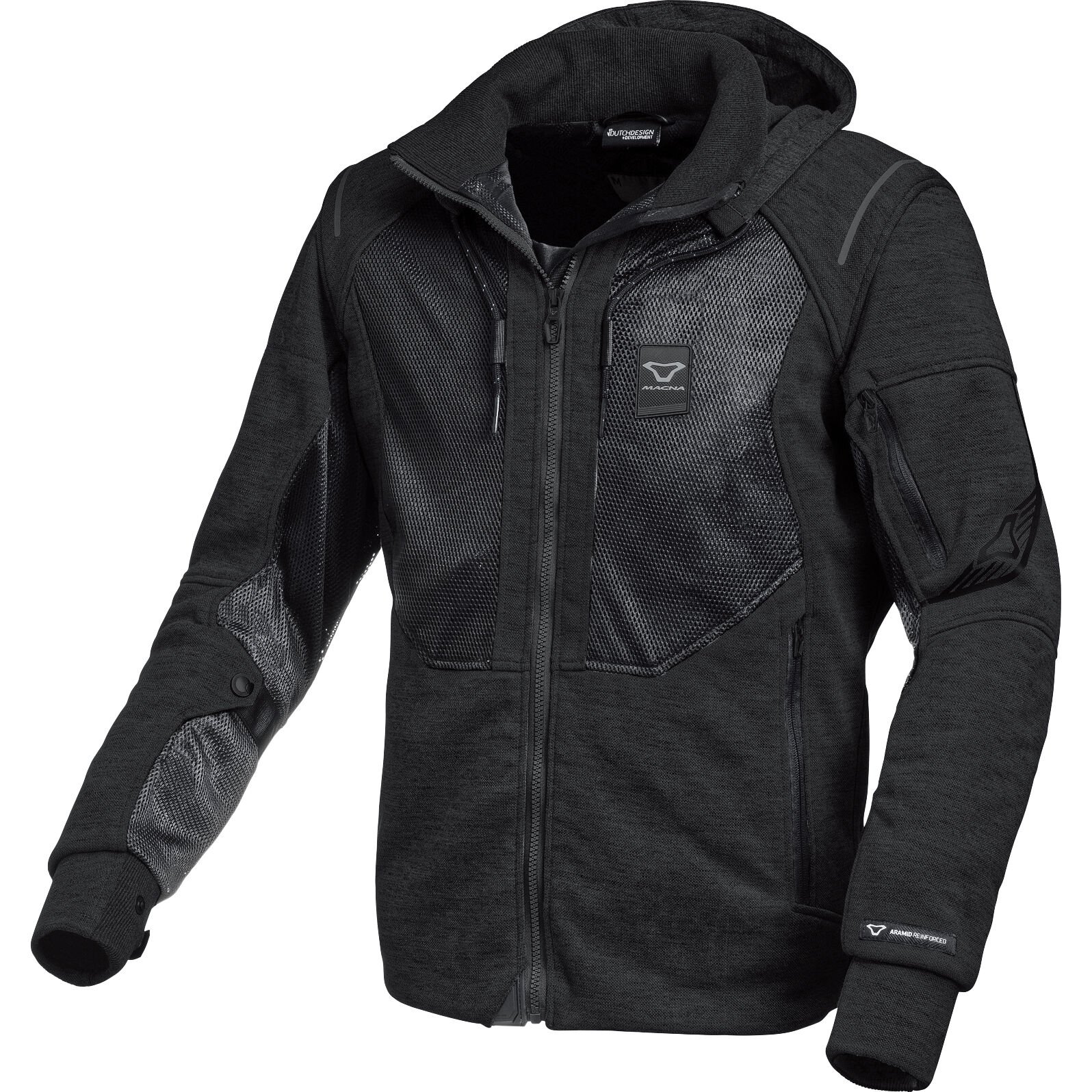 Macna Breeze Hoodie schwarz S Herren von Macna