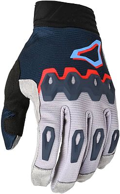 Macna Chameleon 1, Handschuhe - Hellgrau/Blau/Rot - XL von Macna