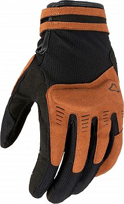 Macna Darko, Handschuhe Damen - Schwarz/Braun - M von Macna