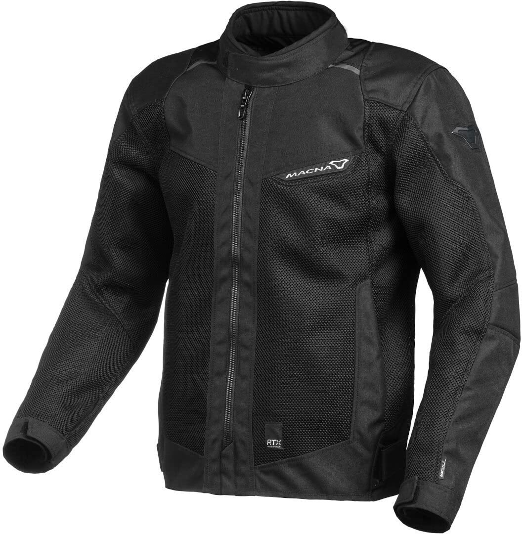 Macna Empire wasserdichte Motorrad Textiljacke (Black,M) von Macna