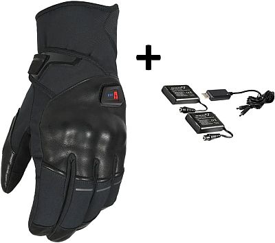 Macna Era RTX 7.4V Kit, Handschuhe wasserdicht beheizbar - Schwarz - L von Macna