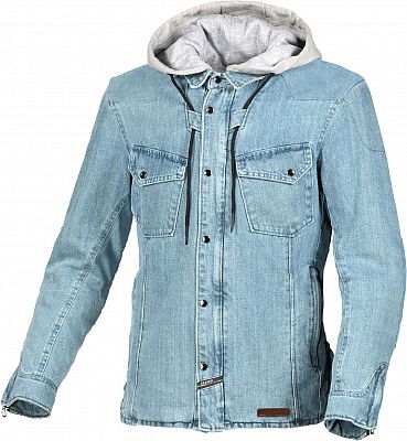 Macna Inland Denim, Textiljacke/Hemd - Hellblau/Hellgrau - S von Macna