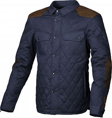 Macna Inland Quilted, Textiljacke/Hemd - Dunkelblau/Dunkelbraun - S von Macna