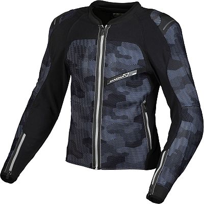 Macna Korus Camo, Protektorenjacke - Schwarz/Grau - 3XL von Macna