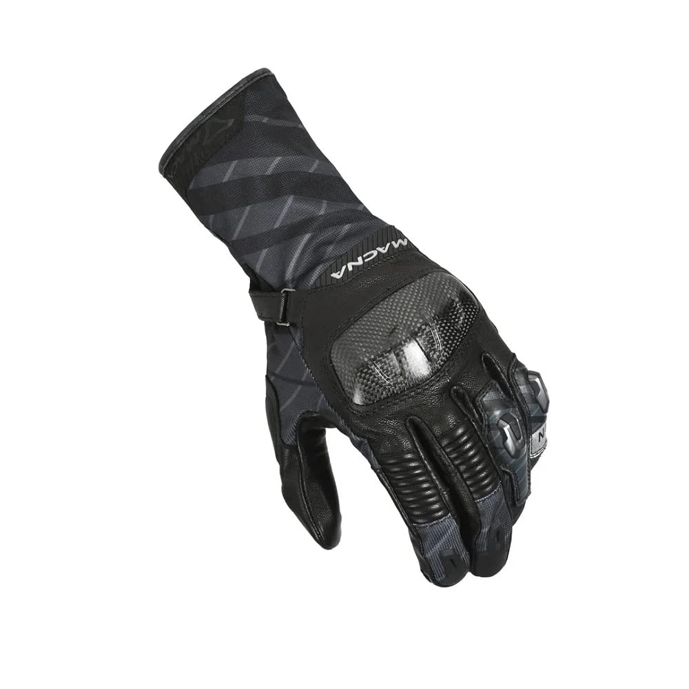 Macna Krown Motorradhandschuhe XXXL schwarz von Macna