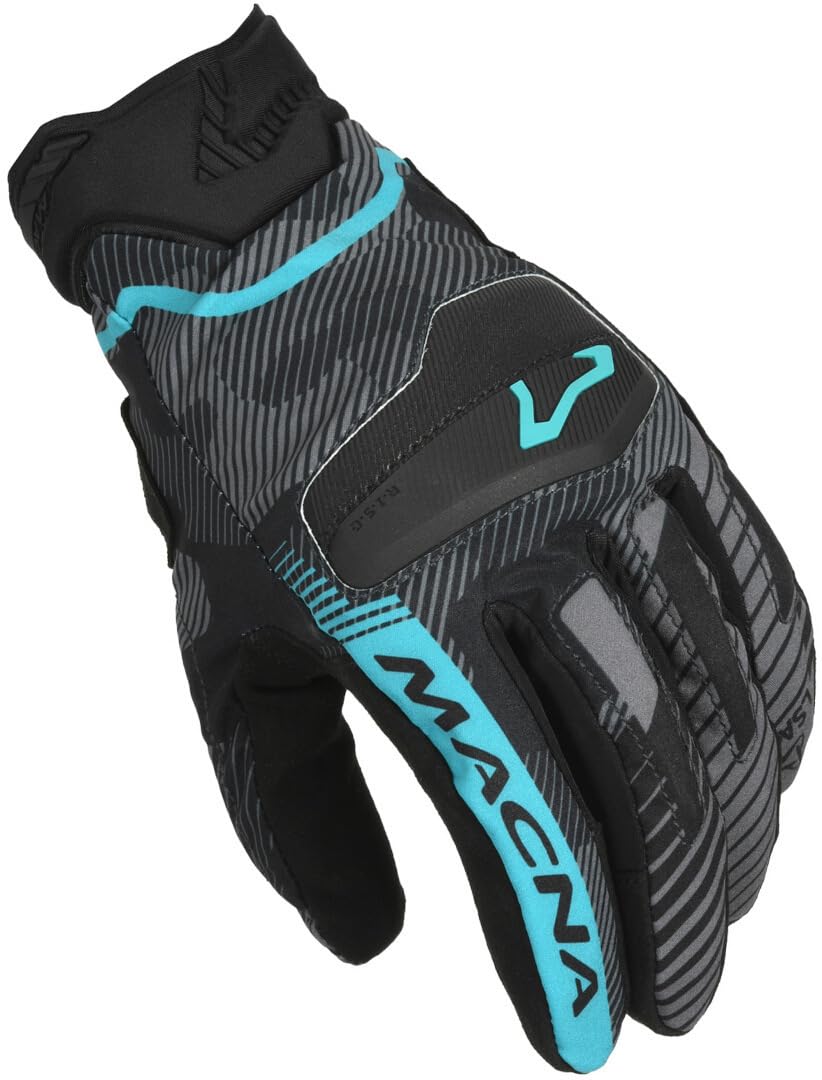 Macna Lithic Damen Motorradhandschuhe S Schwarz/Blau von Macna