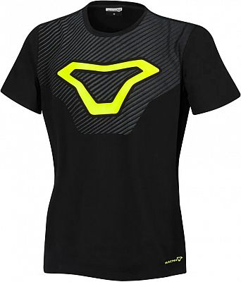 Macna Logo, T-Shirt Damen - Schwarz/Neon-Gelb - L von Macna