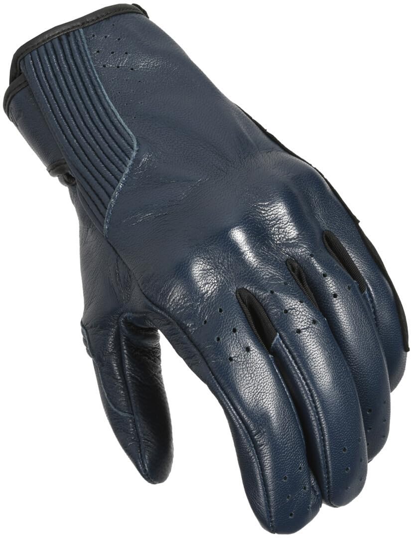 Macna Motorradhandschuhe Rigid XXXL Dunkelblau von Macna