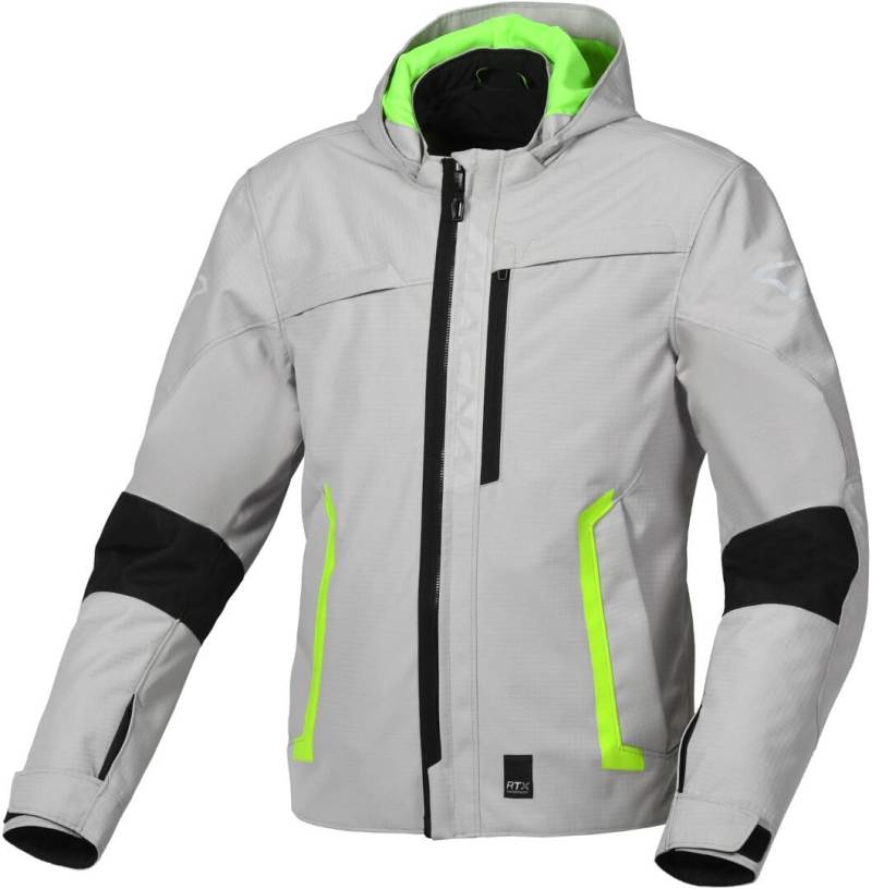 Macna Motorradjacke, Riggor Grau/Gelb XXL von Macna