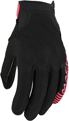 Macna Obtain Leder, Handschuhe Damen - Schwarz/Pink - L von Macna