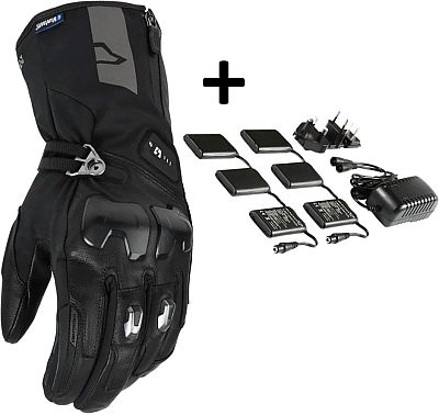 Macna Progress RTX 2.0 12V Kit, Handschuhe wasserdicht beheizbar - Schwarz - 3XL von Macna