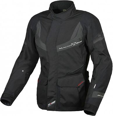 Macna Rancher, Textiljacke wasserdicht Damen - Schwarz/Grau - M von Macna