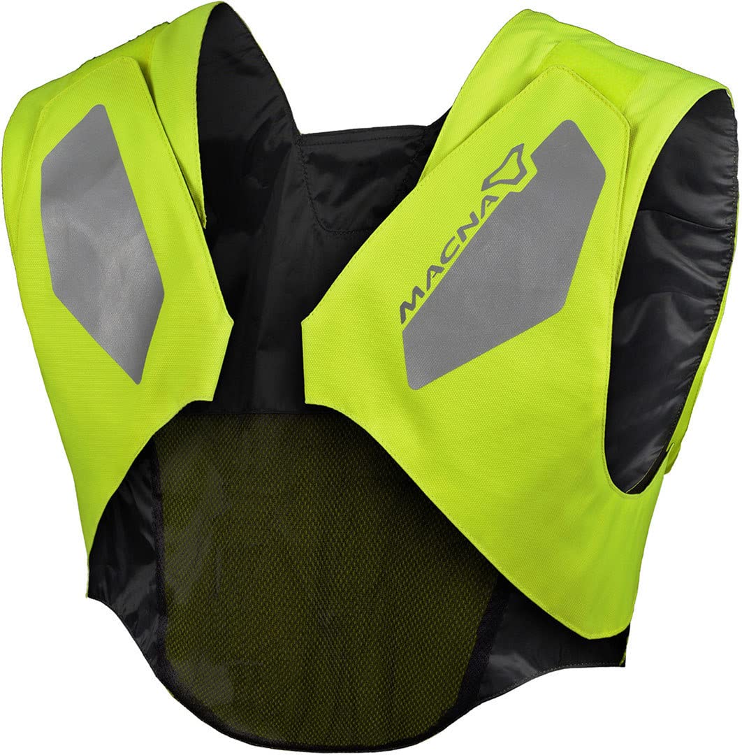 Macna Vision Tech Warnweste, neon-gelb, XL/XXXL von Macna