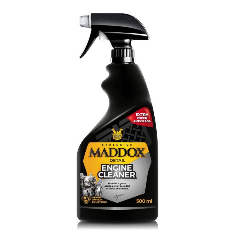 Maddox Detail - Motorreiniger 500ml | Motorenreiniger | Löst Fett, Öl, Staub und hartnäckigen Schmutz im Motor auf | Beschädigt die behandelte Oberfläche nicht von Maddox Detail