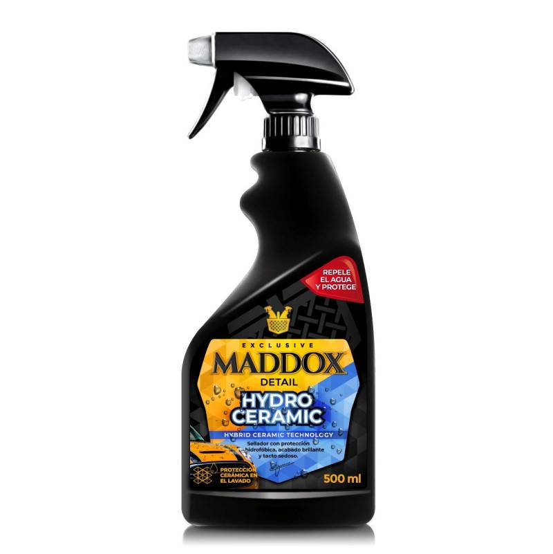 Maddox Detail - Hydro Ceramic 500 ml | Autolackversiegelung | Autolackpolitur und hydrophobe Keramik Versiegelung | Wasser- und UV-Abweisung | Langlebige Schutzschicht | Polish Auto. von Maddox Detail