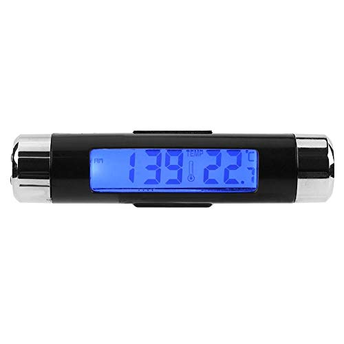 Auto Uhr Thermometer, Multi -Funktionales Temperaturmessgerät Für Auto, Auto Auto Electronic Takt Thermometer, LED Backlight Digital Display Thermometer, Clock Thermometer von Madezz