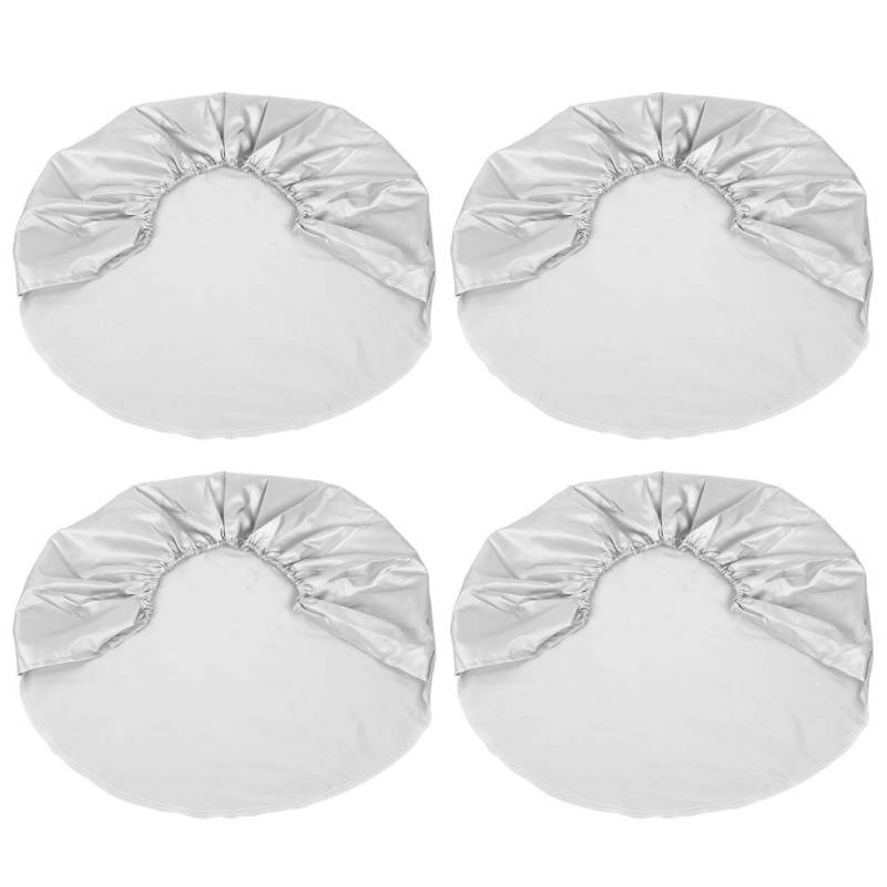 radabdeckung 16 zoll wohnmobil anhänger reifenabdeckung- 4Pcs 27"-29" Wheel Protection Cover, Reifen Reifen Cap Silber für Auto RV SUV Truck Trailer reifenabdeckung anhänger von Qiilu