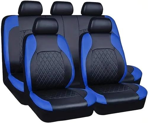 MadongJ Auto Sitzbezüge Sets für Ford Focus (2005-2006), Allwetter Wasserdicht Autositzbezüge Schonbezüge Sitzschoner Set Sitzkissenschutz,A-Blue von MadongJ