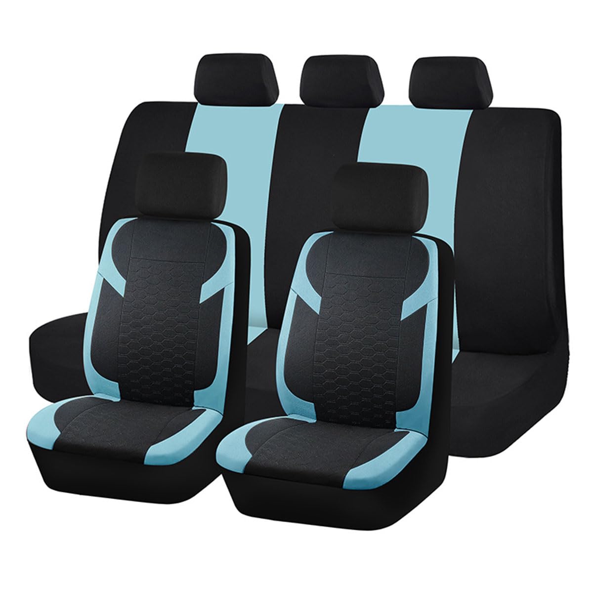 MadongJ Autositzabdeckungen,kompatibel mit Hyundai Accent, kompletter Satz von Schutzvorrichtungen,8-Mint Color von MadongJ