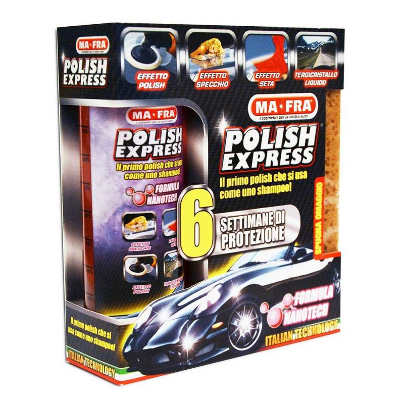 Ma-Fra Polish Express Reinigungsmittel Poliermittel, glänzend, 250 ml von Mafra