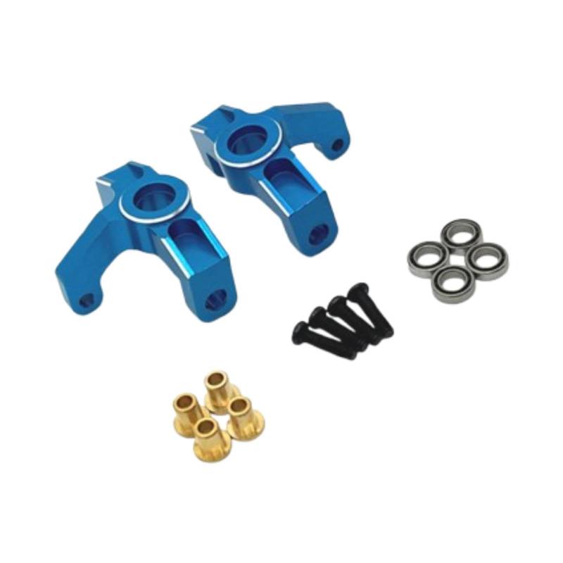 MagiDeal 1/12 1/14 RC Car Steering Cup Direct Ersetzt Tragbares, Robustes Zubehör Aus Aluminium für C8803 Xdkj 006 124007 144001 124008, Blau von MagiDeal