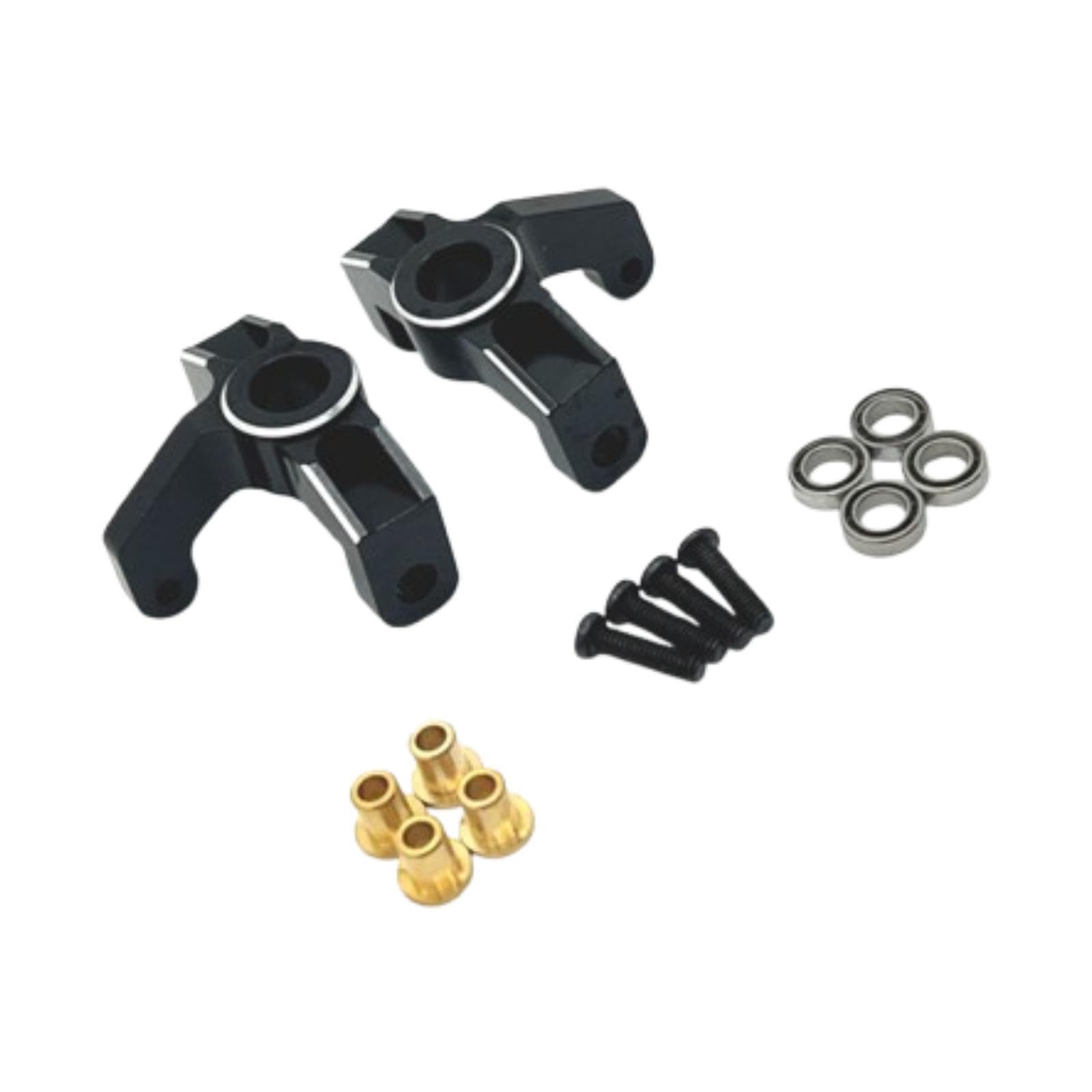 MagiDeal 1/12 1/14 RC Car Steering Cup Direct Ersetzt Tragbares, Robustes Zubehör Aus Aluminium für C8803 Xdkj 006 124007 144001 124008, Schwarz von MagiDeal