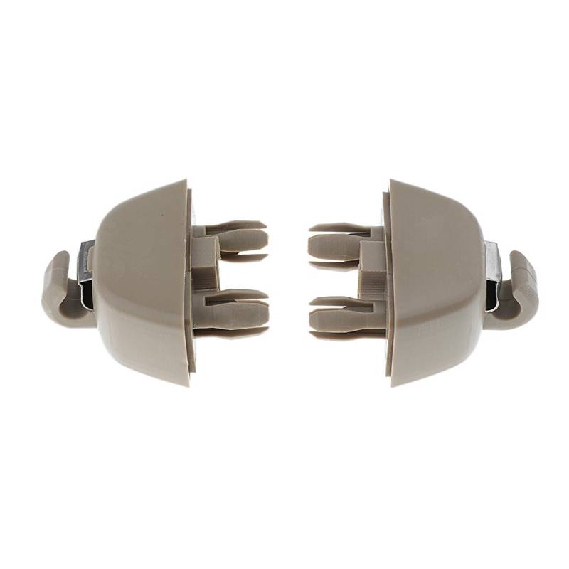 MagiDeal 2 Stücke 6R0 857 561 Innere Sonnenblende Haken Clips für alle Arten von Autos, Beige von MagiDeal