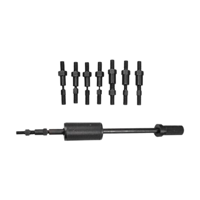 MagiDeal Manuelles Stift Puller Heavy Duty Pin Entfernungskit Kompakt einfach, Stiftentfernungswerkzeug Schwarzes Ziehhammer -Gewinde -Looking, M3 bis M12 Aus von MagiDeal