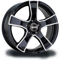 Alufelge 16 zoll MAGMA Tezzo 4x108 6,5J ET26, Farbe Schwarze Lava Poliert von Magma