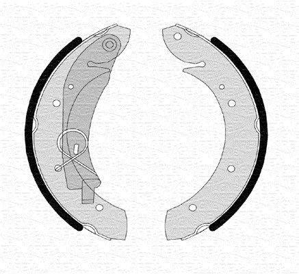 Bremsbacke Hinterachse Magneti Marelli 360219192185 von Magneti Marelli