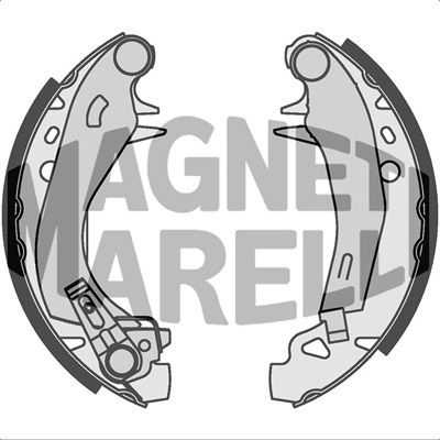 Bremsbacke Hinterachse Magneti Marelli 360219192192 von Magneti Marelli