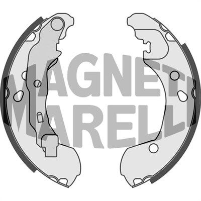 Bremsbacke Hinterachse Magneti Marelli 360219198296 von Magneti Marelli