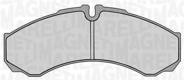 Bremsbelagsatz, Scheibenbremse Magneti Marelli 363916060283 von Magneti Marelli