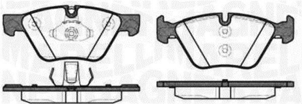 Bremsbelagsatz, Scheibenbremse Vorderachse Magneti Marelli 363916060508 von Magneti Marelli