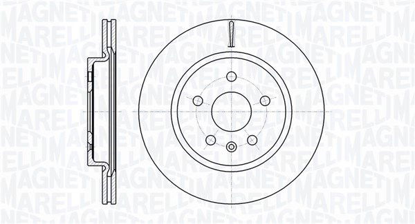 Bremsscheibe Hinterachse Magneti Marelli 361302040102 von Magneti Marelli