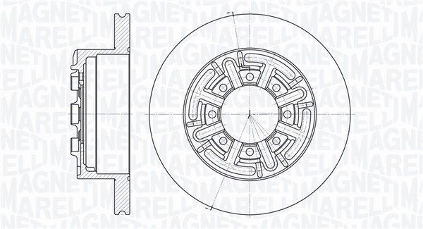 Bremsscheibe Hinterachse Magneti Marelli 361302040159 von Magneti Marelli