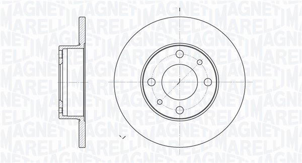 Bremsscheibe Magneti Marelli 361302040181 von Magneti Marelli