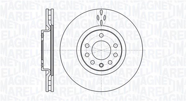 Bremsscheibe Vorderachse Magneti Marelli 361302040138 von Magneti Marelli