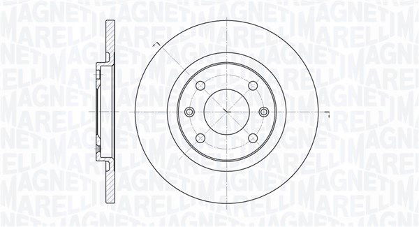 Bremsscheibe Vorderachse Magneti Marelli 361302040149 von Magneti Marelli