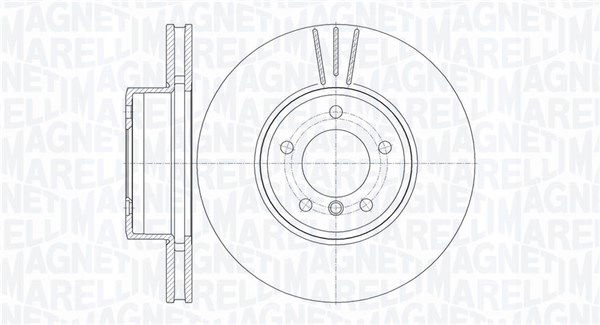 Bremsscheibe Vorderachse Magneti Marelli 361302040150 von Magneti Marelli